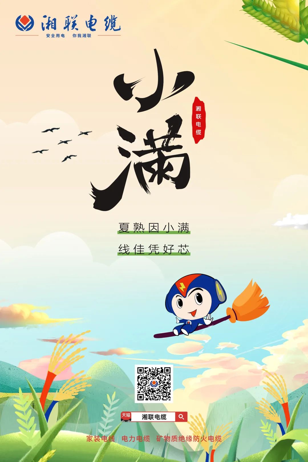 小滿節(jié)氣今日至，用電安全需重視！#安全用電你我湘聯(lián)