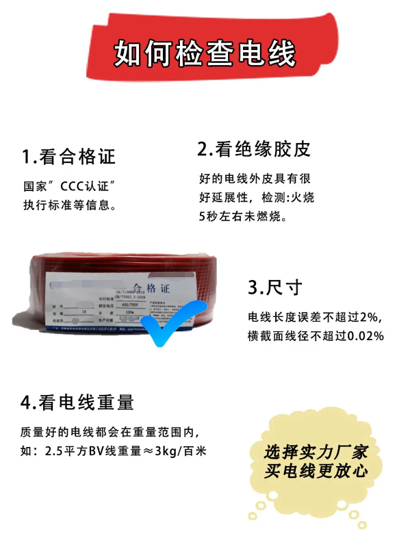家裝電線如何挑選？